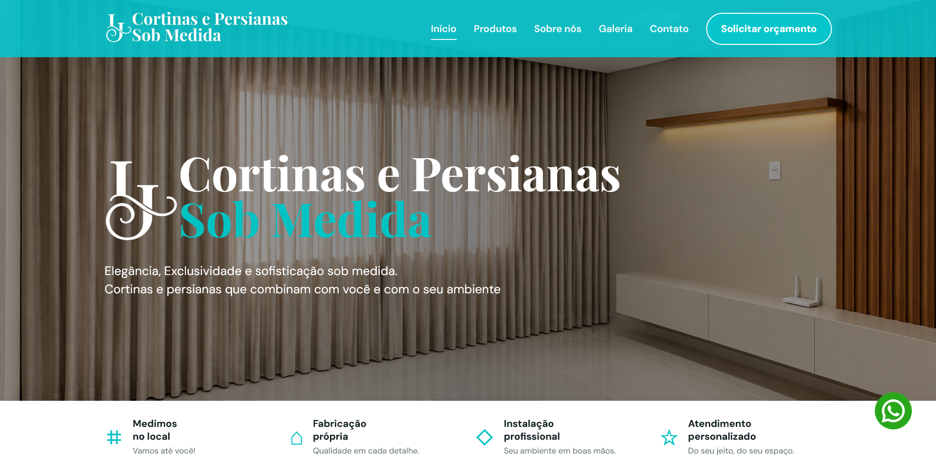 L J Confecções de Cortinas e Persianas